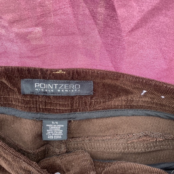 🤗323-UR Powerful ❤️~POINTZERO-Brown Corduroy Stretch Flares - Picture 8 of 15